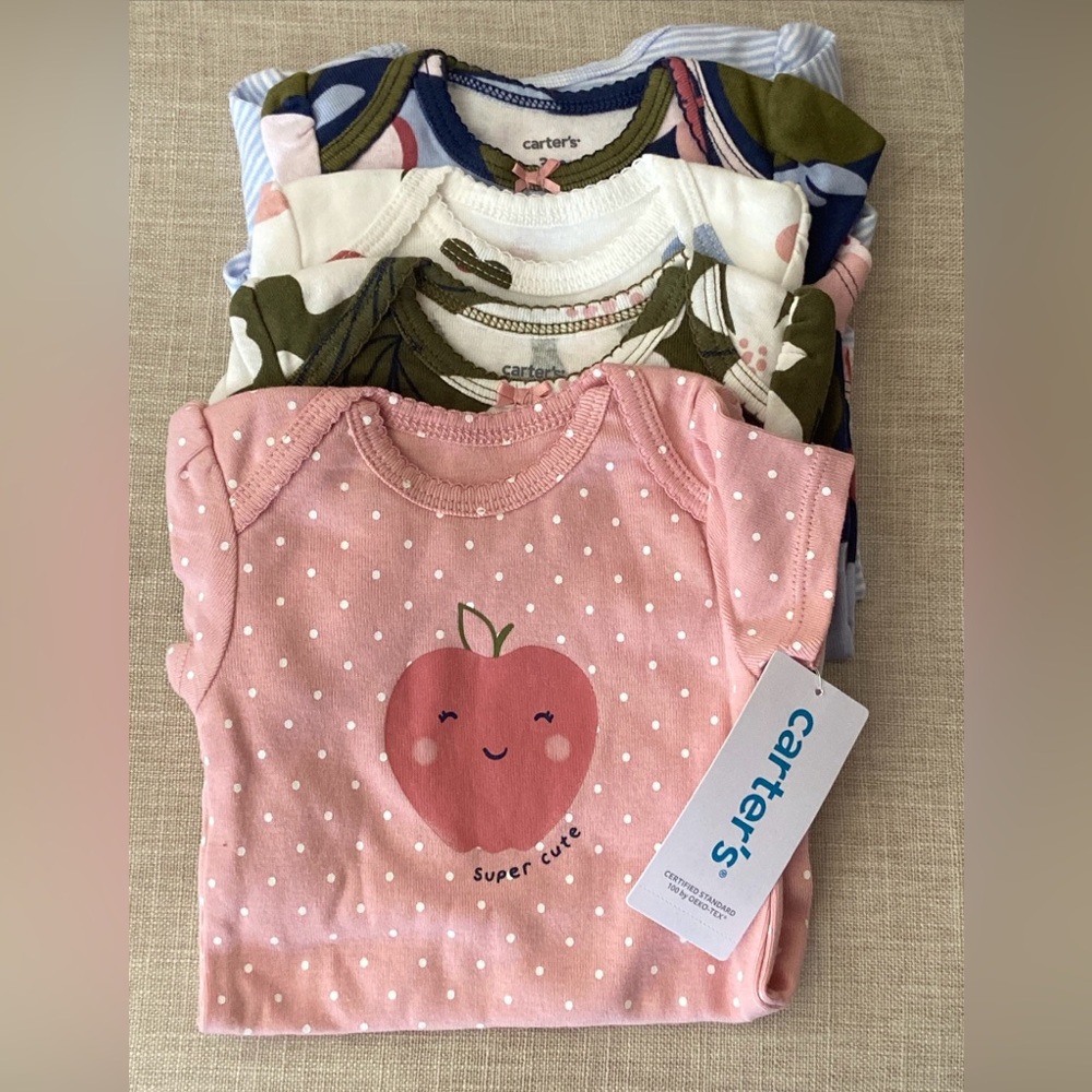 Baby Girl Carter's 5-Pack Pattern Bodysuits